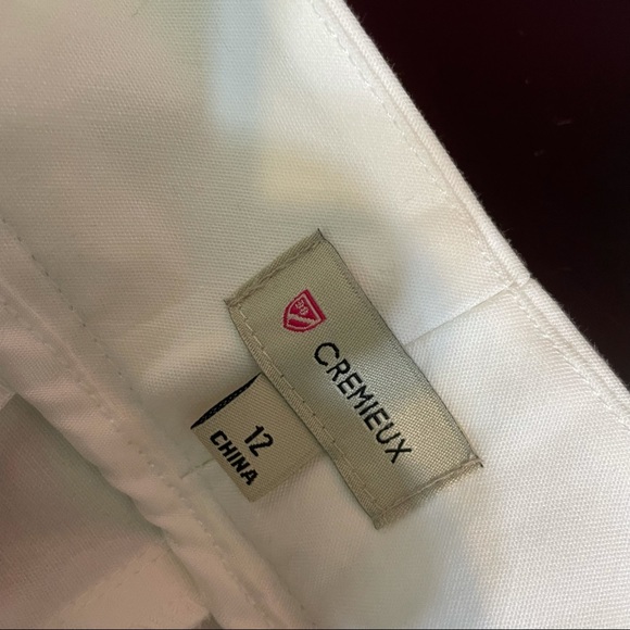 Cremieux White Bermuda Shorts 12 - Picture 2 of 6
